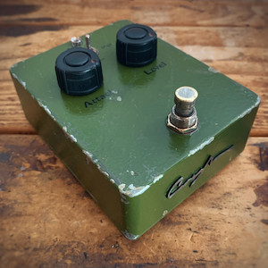 MK 1.6 Black Glass Germanium Fuzz - Olive Drab Heavy Relic Cunningham Amps