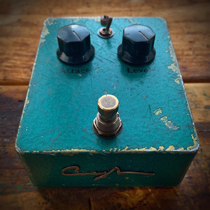 MK 1.6 Black Glass Germanium Fuzz - Sherwood Green Heavy Relic Cunningham Amps