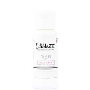White: Sweet Sticks Edible Paint - White - 15ml