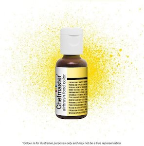 Airbrushing: Chefmaster Airbrush Colour - Canary Yellow - 18gm (Short Dated)