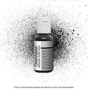 Airbrushing: Chefmaster Airbrush Colour - Midnight Black - 18gm
