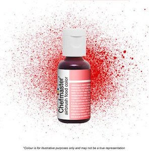 Airbrushing: Chefmaster Airbrush Colour - Super Red - 18gm