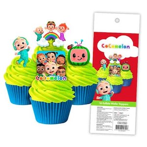 Edibles: Wafer Cupcake Toppers - Cocomelon (16)