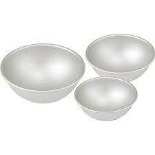 Hireage: HIRE - Fat Daddio's Hemisphere Cake Pan - 6 1/4 inch or 8 inch