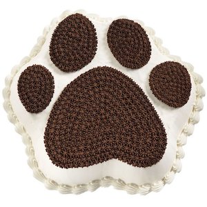 Hireage: HIRE - Paw Print Cake Tin