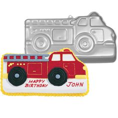 Hireage: HIRE - Fire Engine Cake Tin