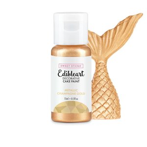 Edible Colouring: Sweet Sticks Edible Paint - Champagne Gold - 15ml