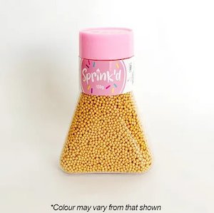 Everything Edible: Sprink'd Sugar Balls Gold 2mm