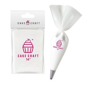 Cake Decorating Starter Tools: Cotton Piping Bag - 35cm (14") Cake Craft (Reusable)