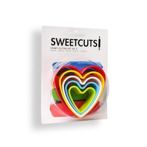 All Cutters: Heart Cutters (set of 5)- Sweet Cuts