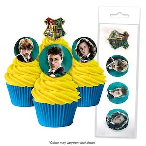 Edibles: Harry Potter Wafer Toppers - (pack of 16)