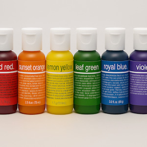 🌈Chefmaster | Liqua-Gel | Food Colour | Rainbow Set | 6 x 20g