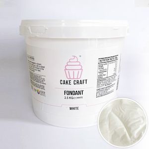 White: Cake Craft | Fondant 2.5kg | PICK UP ONLY