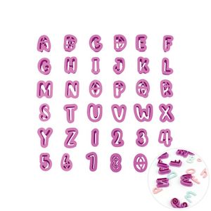Cake Craft | Alphabet & Numbers | Cutter Set