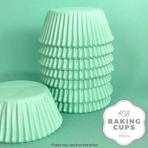 Display And Packaging: Cake Craft | 408 Cupcake Papers | Teal | 200 Approx