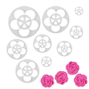All Cutters: Rose Cutters | Set of 9