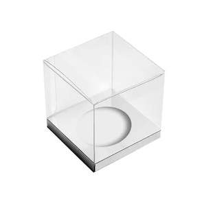 Display And Packaging: Single Hole | Clear Plastic | Cupcake Box | With Insert