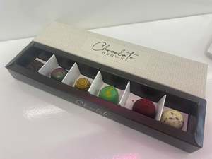 Gift Box of 6 Mixed Chocolates | Chocolate Brown