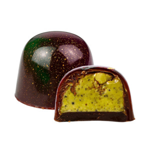 Salted Pistachio Crunch Chocolate | Chocolate Brown