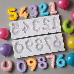 Featured: Silicone Mould | Foil Balloon Numbers