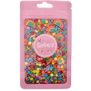 Cupcake Cake Decorating Supplies: Sprinkle Medley | Sprink'd | Whimsical Rainbow | 60g