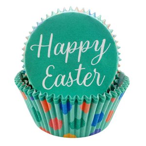 Cake Essentials: Wilton | Standard Cupcake Papers | Happy Easter | 24 Pack