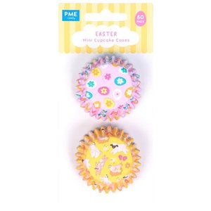 Cake Essentials: PME | Foil Cupcake Papers | Easter Mini | 60 Pack