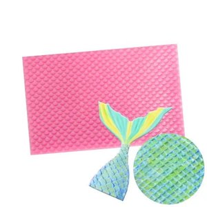 Cupcake Cake Decorating Supplies: Fish Scale | Silicone Mould | Cake Craft
