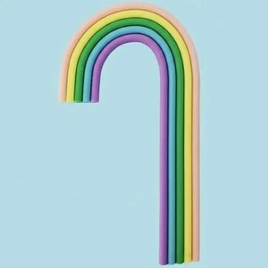 Pastel Rainbow | Cake Topper | Wish