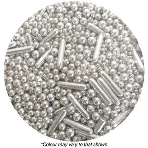 Featured: Sprinkle Medley | Silver Metallic Mix | 60g | Sprink'd
