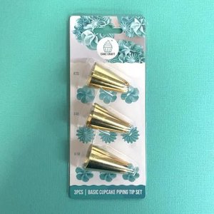 Featured: Basic Cupcake Piping Tip Set | Set of 3 | Cake Craft