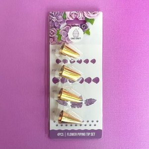 Featured: Flower Piping Tip Set | Set of 4 | Cake Craft