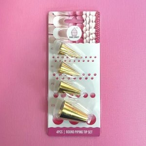 Featured: Round Piping Tip Set | Set of 4 | Cake Craft