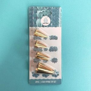Featured: Star Piping Tip Set | Set of 4 | Cake Craft