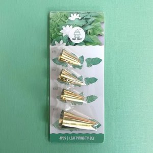 Leaf Piping Tip Set | Set of 4 | Cake Craft