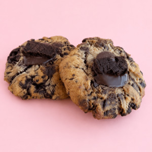 Chocolate Brownie New York Style Cookies