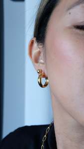 Earrings: Chunky Hoop Earrings