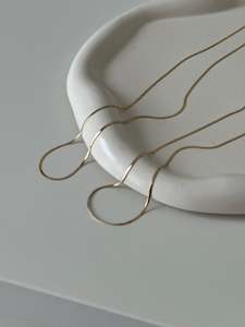 Thin Herringbone Necklace