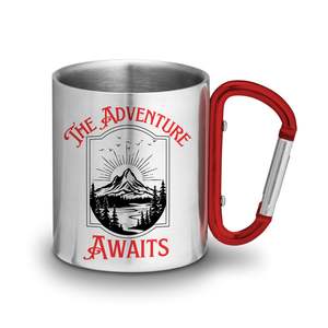 Gifts Gifts 50 And Under: Carabiner Mug - Adventure Awaits