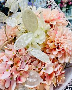 Bouquet - Artificial Hydrangea and Honesty