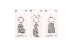 Gift: Happy Cat Keyrings