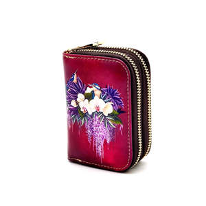 Accessories: Wallet - Double Zip - Kingfisher Orchid
