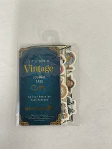 Books And Stationery: Eclectionary -Journal Tabs - Vintage