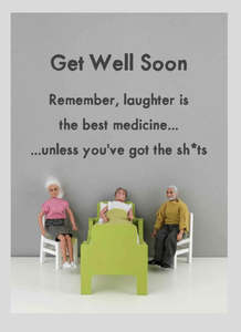 Books And Stationery: Card - Get Well Soon!