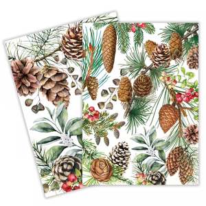 Gifts Under 100: Christmas - MDW White Spruce Tea Towel - Set of 2