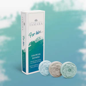 Valentines 1: Tamara Shower Bombs - Just for Him ……Collection Box of 3