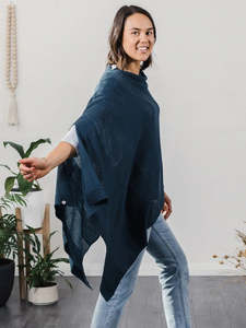 Hello Friday: HIGHFLYER - Textured Poncho