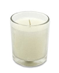 Candles And Holders: Candle - Single Wick Medium Unscented in Glass Votive