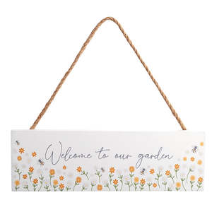 Sign - Welcome to our Garden