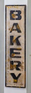 Sign - Bakery Metal